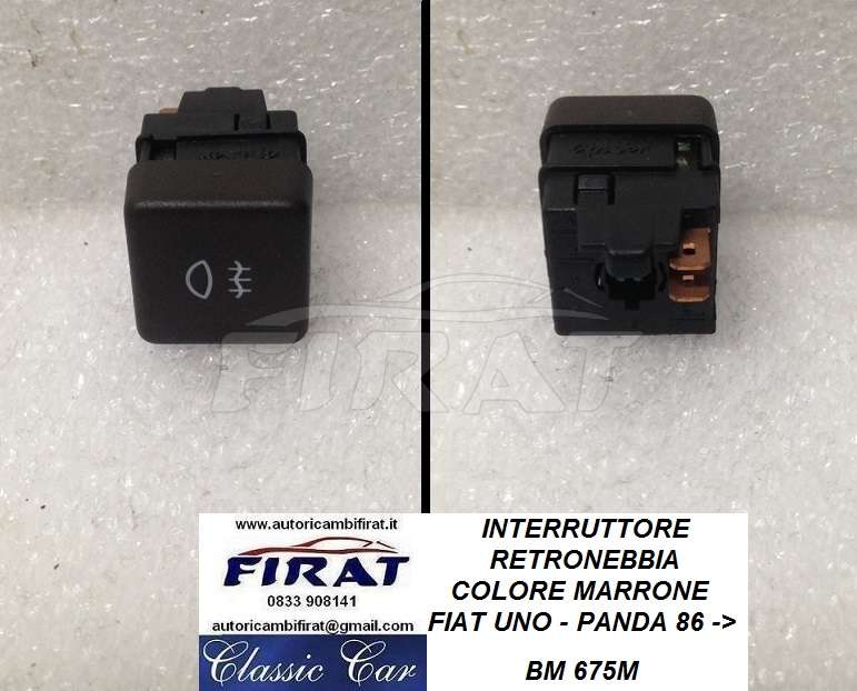 INTERRUTTORE RETRONEBBIA FIAT PANDA - UNO(675M)